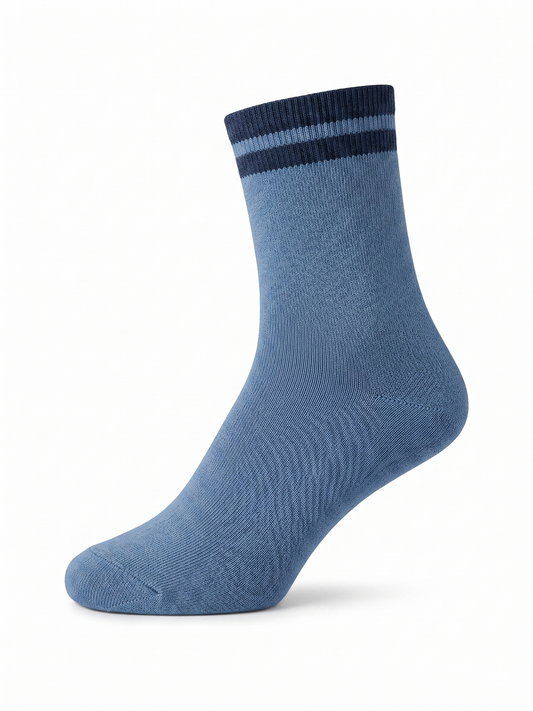Boss Quarter Socks Pack of 3 (Blue, Grey and Black)