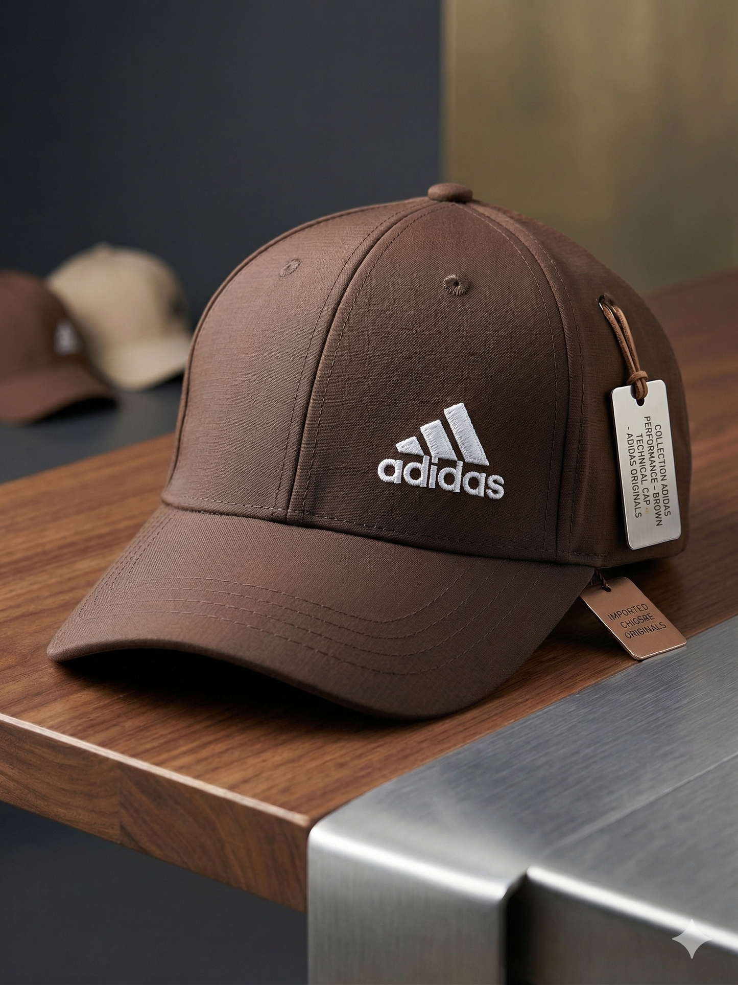 Imported Adidas Cotton Twill Cap (Brown)