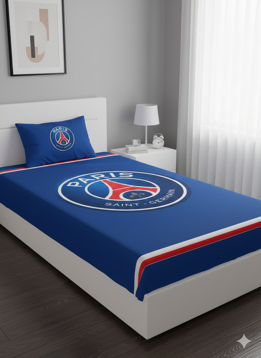 Paris Saint-Germain™ Luxury Single Bedsheet – Parisiens Elite Edition
