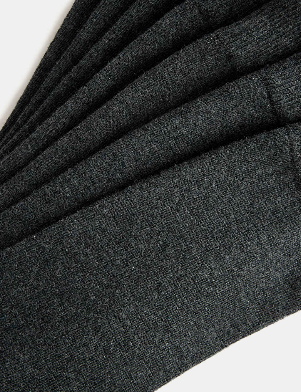Marks and Spencer 7 Pack Cool & Fresh™ Cotton Rich Socks DARK GREY
