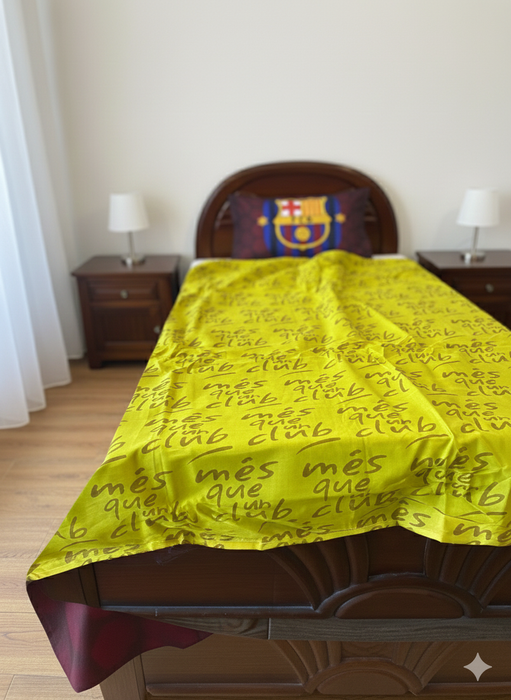 ⚽ FC Barcelona: The Ultimate Reversible Double-Sided Quilt Cover Set