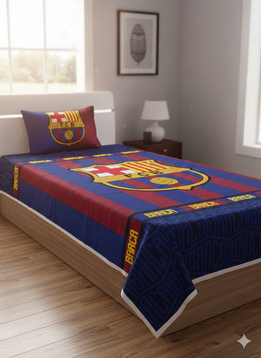 Football Clubs Luxury Bedsheets – Premium Fan Edition
