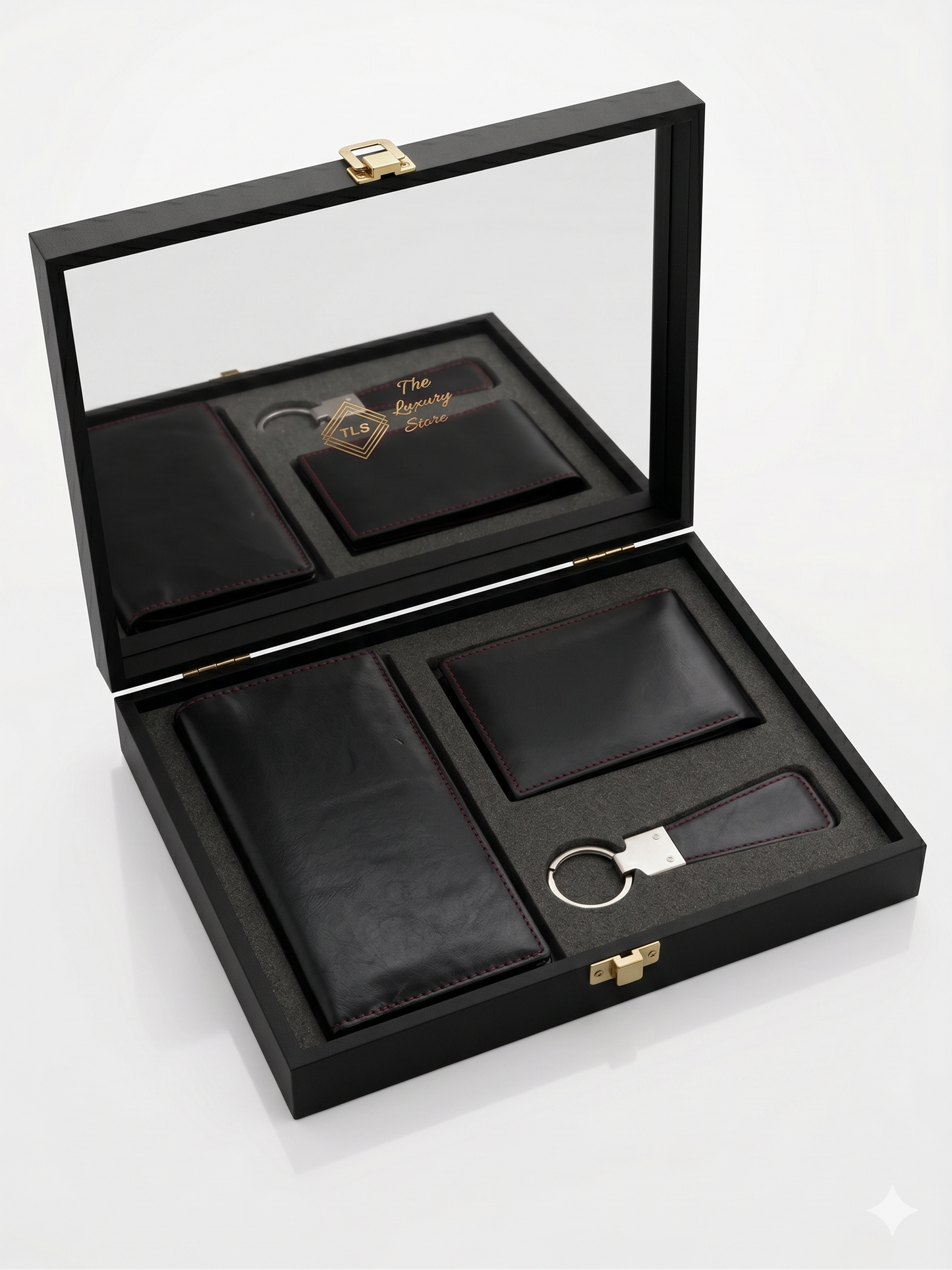The TLS Executive Leather Gift Set – Onyx Black Edition
