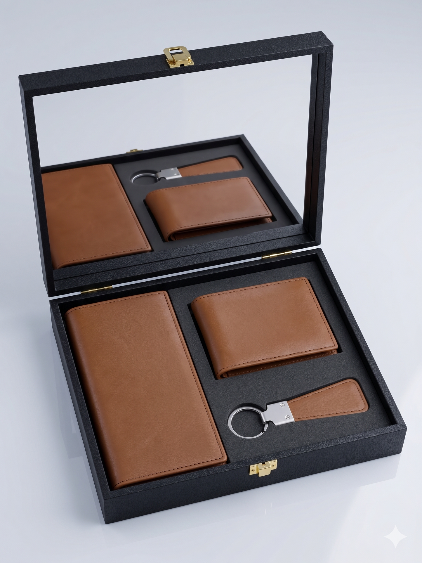 The TLS Executive Leather Gift Set – Vintage Tan Edition