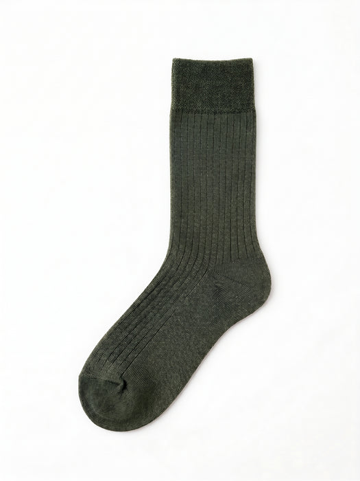 Marks & Spencer 7-Pack Ribbed Formal Crew Socks